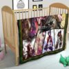 Eren Yeager And Mikasa Ackerman Attack On Titan Premium Quilt Blanket Anime Home Decor Custom For Fans 21