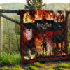 Eren Yeager Attack On Titan Premium Quilt Blanket Anime Home Decor Custom For Fans 13