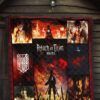 Eren Yeager Attack On Titan Premium Quilt Blanket Anime Home Decor Custom For Fans 7