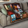Eren Yeager Attack On Titan Premium Quilt Blanket Anime Home Decor Custom For Fans 15