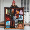 Eren Yeager Attack On Titan Premium Quilt Blanket Anime Home Decor Custom For Fans 3