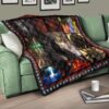 Eren Yeager Attack On Titan Premium Quilt Blanket Anime Home Decor Custom For Fans 17