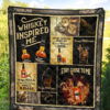 Evan William Quilt Blanket Whiskey Inspired Me Funny Gift 5