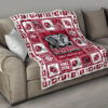 Fan Alabama Crimson Tide Quilt Blanket Amazing Gift Idea 15