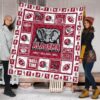 Fan Alabama Crimson Tide Quilt Blanket Amazing Gift Idea 1