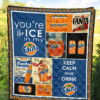 Fanta Quilt Blanket Funny Gift For Soft Drink Lover 5