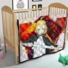 Fire Force Anime Premium Quilt Arthur Boyle Lighting Sword Fire Quilt Blanket 21