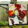 Fire Force Anime Premium Quilt Arthur Boyle Lighting Sword Fire Quilt Blanket 13