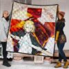 Fire Force Anime Premium Quilt Arthur Boyle Lighting Sword Fire Quilt Blanket 1