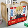 Fire Force Anime Premium Quilt Arthur Boyle Long Hair Fire Minimal Artwork Quilt Blanket 21