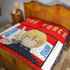 Fire Force Anime Premium Quilt Arthur Boyle Long Hair Fire Minimal Artwork Quilt Blanket 19