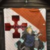 Fire Force Anime Premium Quilt Arthur Boyle Shining Blue Coat With Wood Sword Quilt Blanket 7