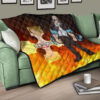 Fire Force Anime Premium Quilt Leonardo Barns No Emotion Standing In Fire Quilt Blanket 17