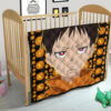 Fire Force Anime Premium Quilt Shinra Kusakabe Red Eye E Letter Fire Patterns Quilt Blanket 21