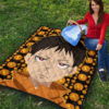 Fire Force Anime Premium Quilt Shinra Kusakabe Red Eye E Letter Fire Patterns Quilt Blanket 9