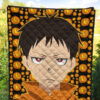 Fire Force Anime Premium Quilt Shinra Kusakabe Red Eye E Letter Fire Patterns Quilt Blanket 5