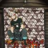 Fire Force Anime Premium Quilt Vulcan Joseph Machine Engineer Paw On Shirt Quilt Blanket 7