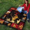 Fireball Cinnamon Quilt Blanket All I Need Is Whisky Gift Idea 9