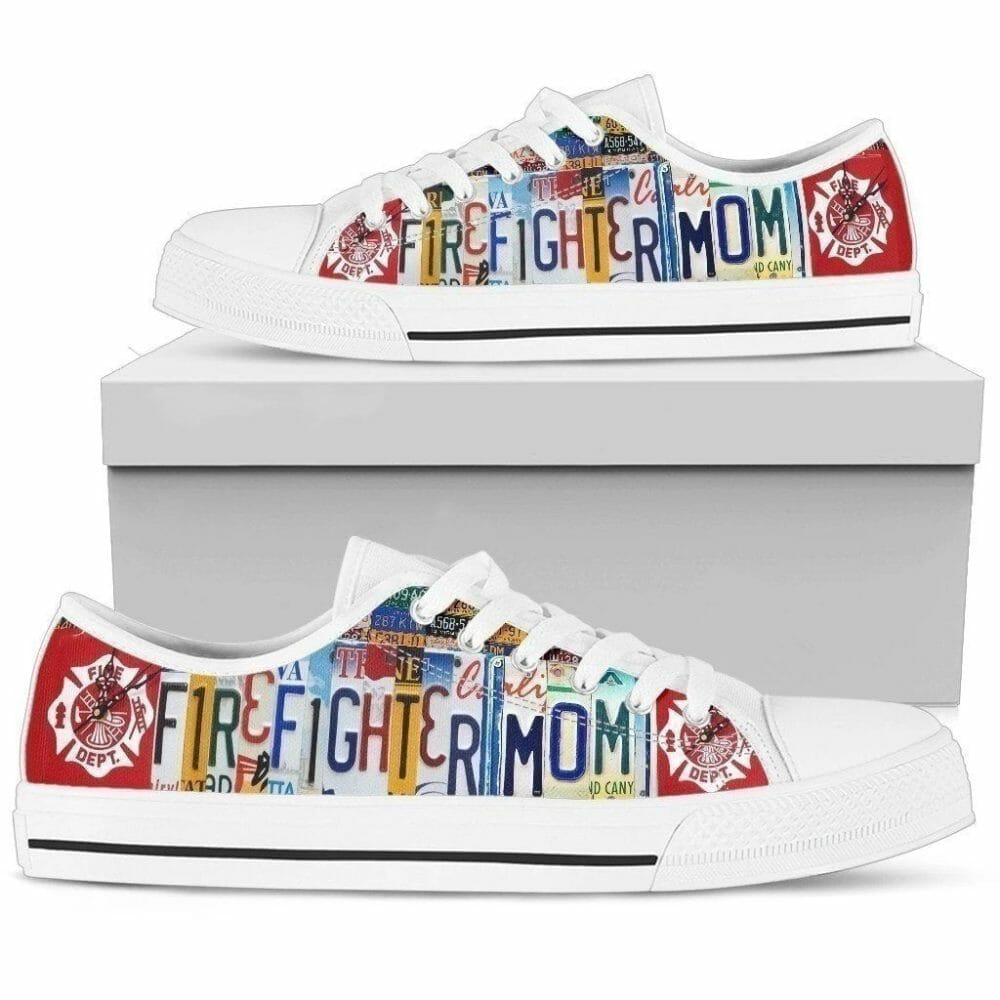 Firefighter Mom Women Sneakers Style Gift