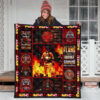 Firefighter Quilt Blanket Amazing Gift Idea 3