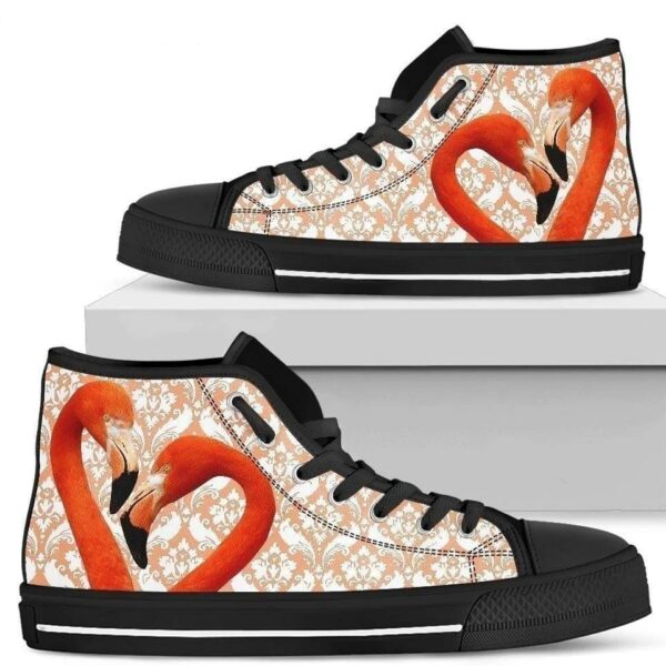 Flamingo Flock Women High Top Shoes Gift