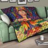 Fractal Naruto Quilt Blanket Anime Bedding Jutsu Naruto Decor 13