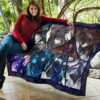Fushiguro Megumi Jujutsu Kaisen Premium Quilt Blanket Anime Home Decor Custom For Fans 11