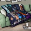 Fushiguro Megumi Jujutsu Kaisen Premium Quilt Blanket Anime Home Decor Custom For Fans 17