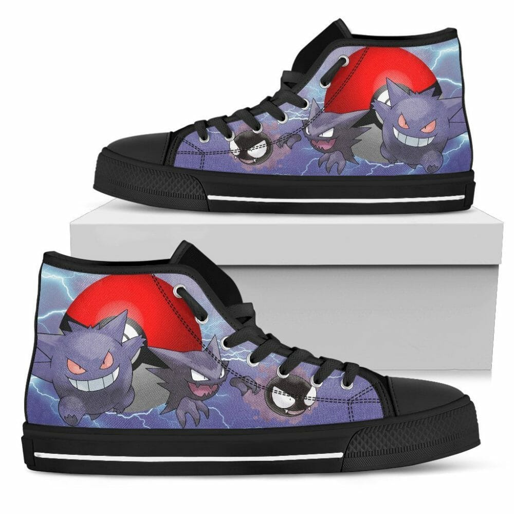 Gengar Sneakers High Top Shoes