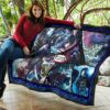 Giyu Tomioka Water Hashira Demon Slayer Area Rug Anime Home Decor Custom For Fans 11