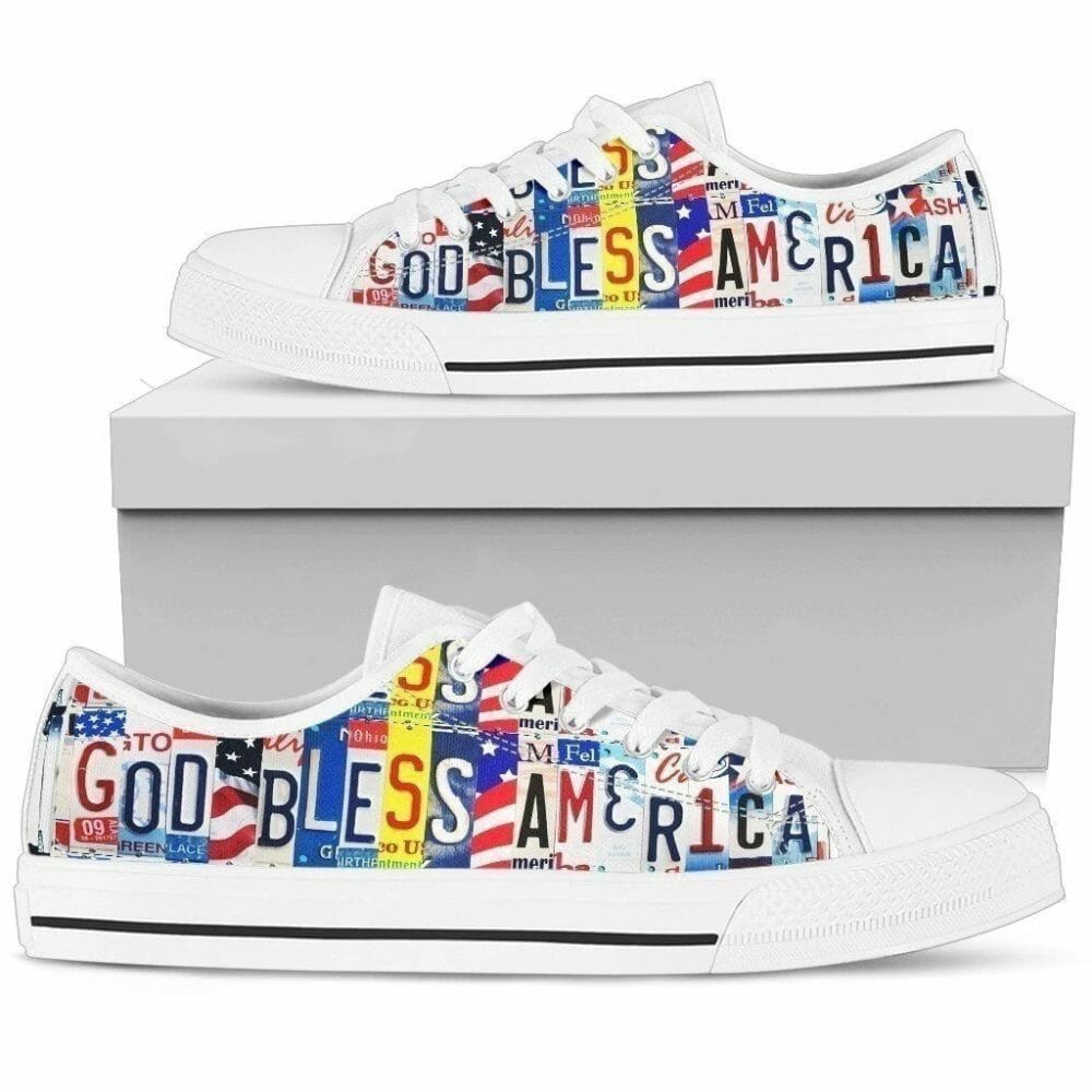 God Bless America Women Sneakers Style