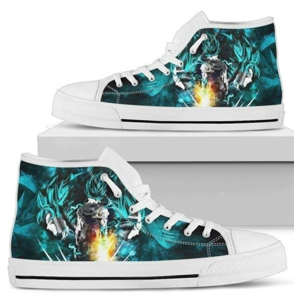 Goku Vs Vegeta Sneakers High Top Shoes Anime Fan Gift