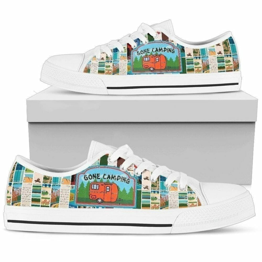 Gone Camping Men Sneakers Style Gift