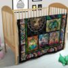 Graphic Art Tree of Life Quilt Blanket Gift For Earth Lover 23