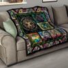 Graphic Art Tree of Life Quilt Blanket Gift For Earth Lover 13