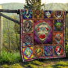 Grateful Dead Head Quilt Blanket For Fan Gift 13