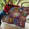 Grateful Dead Head Quilt Blanket For Fan Gift 11