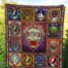 Grateful Dead Head Quilt Blanket For Fan Gift 5