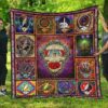 Grateful Dead Head Quilt Blanket For Fan Gift 1