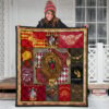 Gryffindor House Harry Potter Premium Quilt Blanket Movie Home Decor Custom For Fans 3