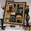 Guinness Quilt Blanket Funny Gift For Beer Lover 1