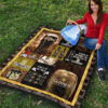 Guinness Quilt Blanket Funny Gift For Beer Lover 9