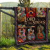 Guitar Lord Of The Strings Quilt Blanket Gift For Guitar Lover 13