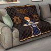 Haikyuu Anime Premium Quilt - Hinata Shoyo Smile Crow Fly High Quilt Blanket 15