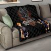 Haikyuu Anime Premium Quilt - Kageyama And Hinata Volleyball Club Raven Shadow Quilt Blanket 15