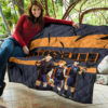 Haikyuu Anime Premium Quilt - Shouyou Hinata Kei And Kageyama Play Volleyball Quilt Blanket 11