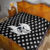 Halloween Premium Quilt | Cartoon Angry Ghost Shouting Cute Ghost Patterns Quilt Blanket 19