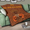 Halloween Premium Quilt - Hi We Love Halloween Smiling Pumpkin Harvest Quilt Blanket 17