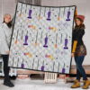 Halloween Premium Quilt | Hocus Pocus The Sanderson Sisters Symbols Quilt Blanket 1