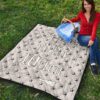 Halloween Premium Quilt | Season Of The Witch Broom Star Patterns Quilt Blanket 9